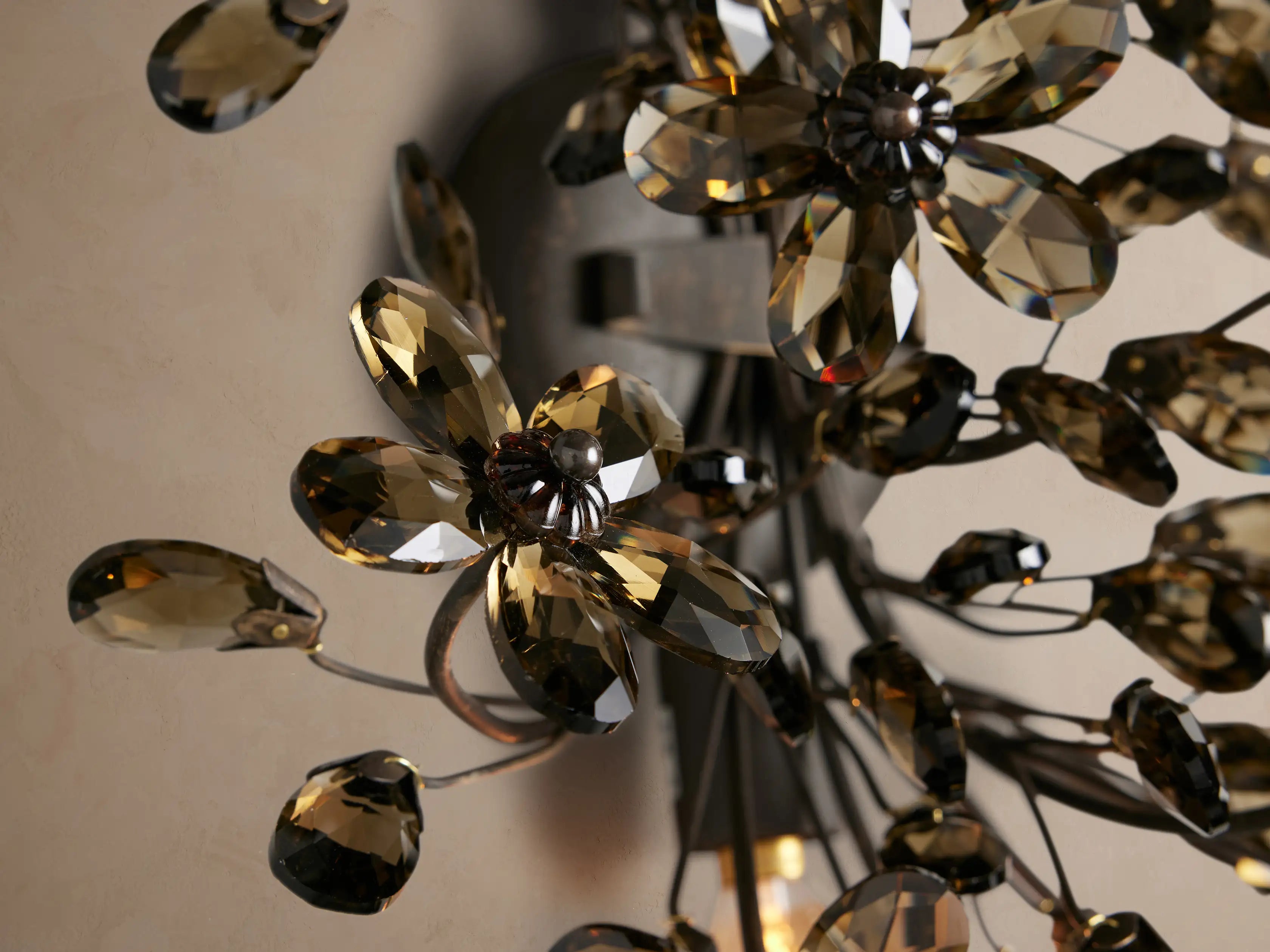 Fiore 2-Light Crystal Wall Sconce