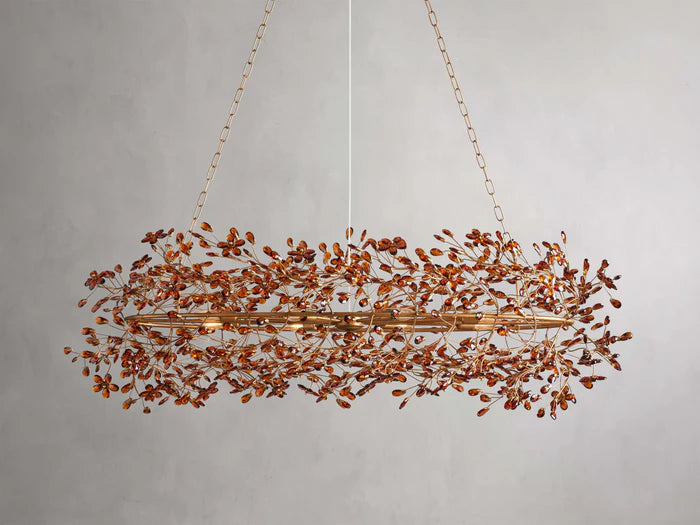 Fiore Crystal Oval Chandelier