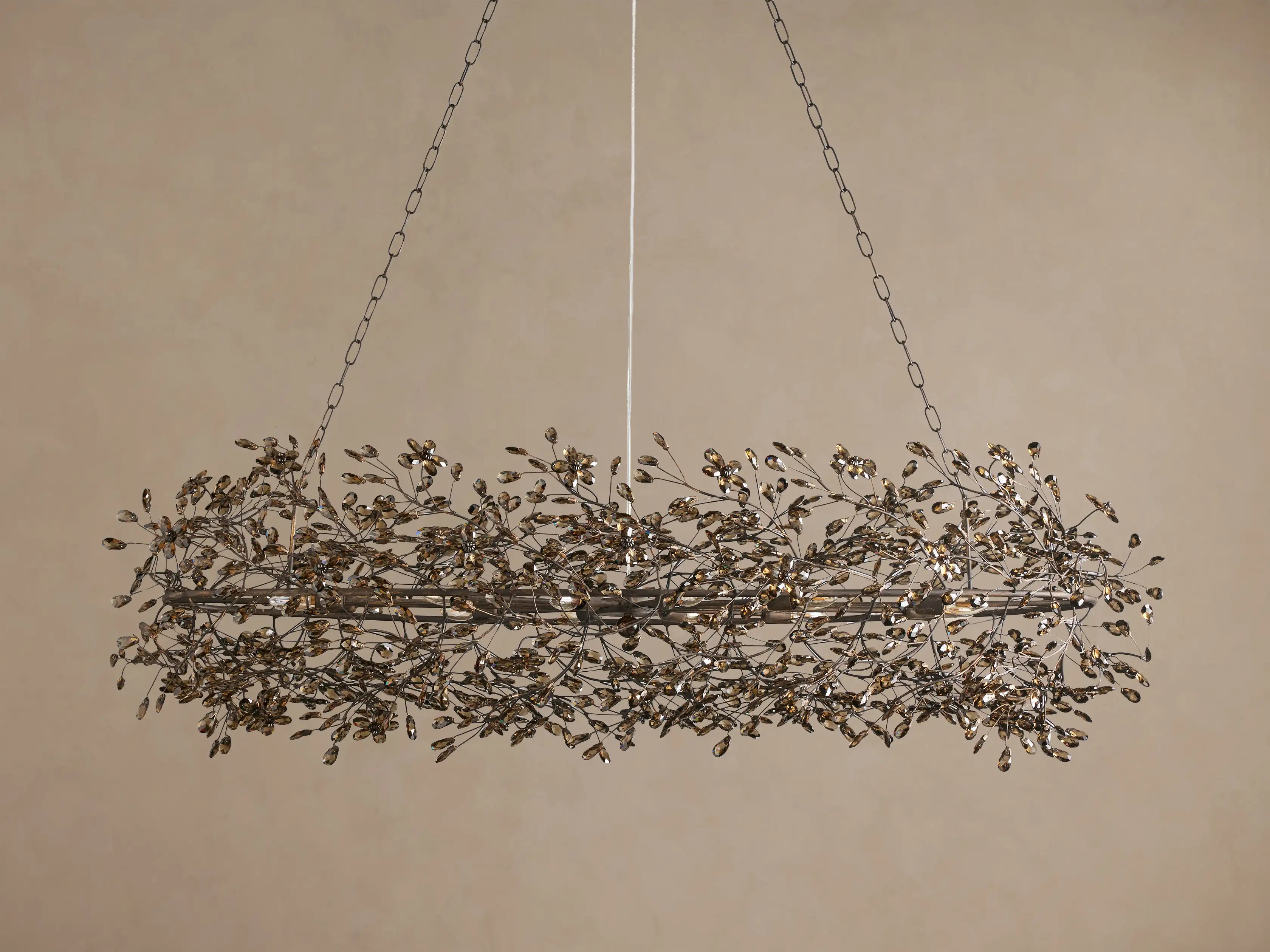 Fiore Crystal Oval Chandelier