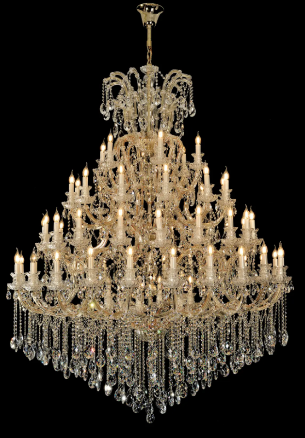 Extra Large Multi-tiered Candle Light Crystal Chandelier for Hotel/Restaurant-MEET LIGHTING