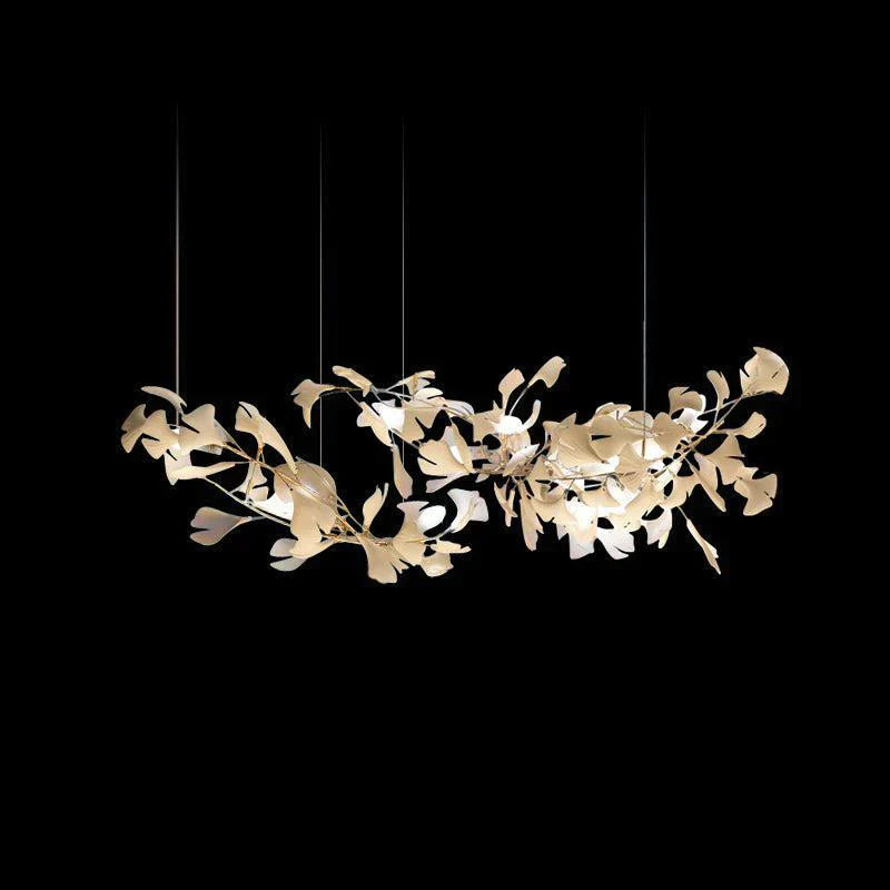 Gingko Porcelain Chandelier, Modern Branch Chandelier