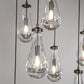 Modern Raindrop Rectangle Chandelier