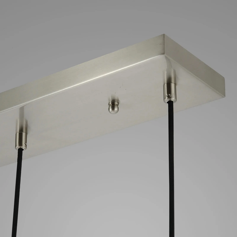 Raindrop Modern Linear 3-light Chandelier