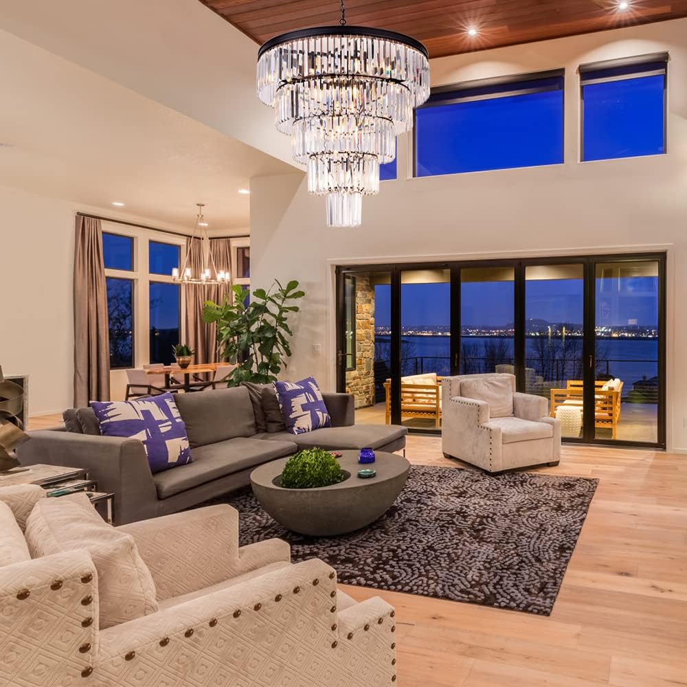 Tochic Crystal Round Chandelier