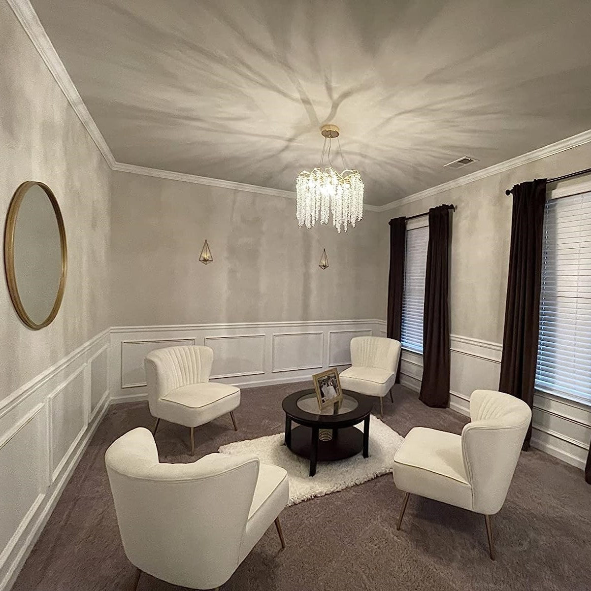 Branch Style Ceiling Light Crystal icicle Chandelier For Dining Table for Modern Home-MEET LIGHTING