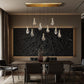 Modern Raindrop Rectangle Chandelier