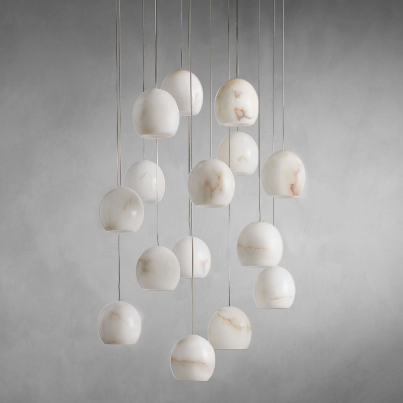 Maeva Round Chandelier-MEET LIGHTING