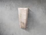 Alabaster Large Hexagonal Sconce