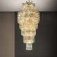 Elegant Crystal Chandelier for Duplex Villas Chandelier Kevinstudiolives 6 tiers 70.87" D x 110.24" H  