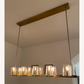 Kuseau Glass Linear Chandelier 60"