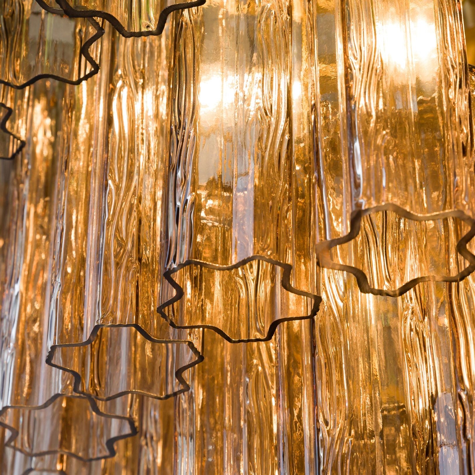 Large Treviso Murano Chandelier 31.5" by Meetlighting