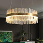 Flake Cross Crystal Round Chandelier