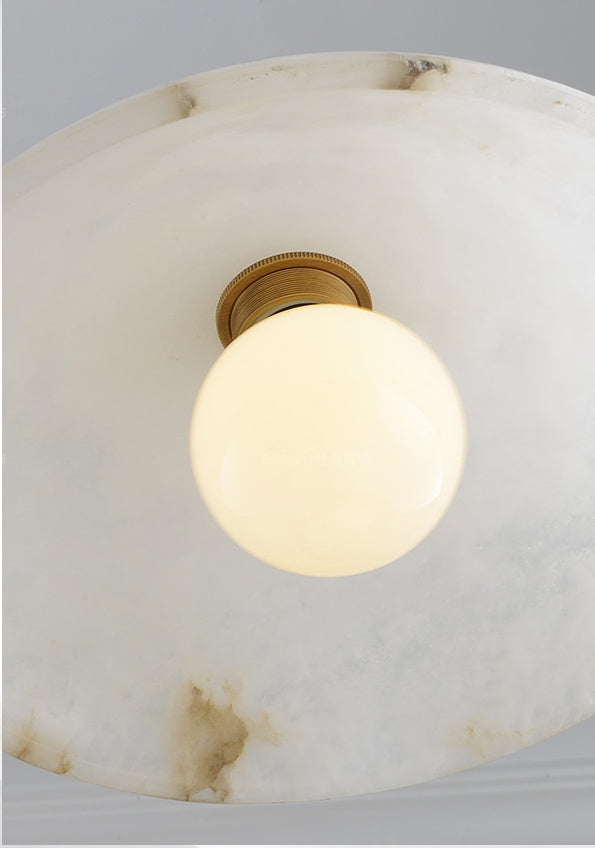 Alabaster Umbrella Pendant Lamp