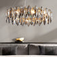 Multi-Sided Crystal Round Chandelier