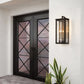 Rectangular Box 36"H 4-Light Lantern Wall Sconce Outdoor