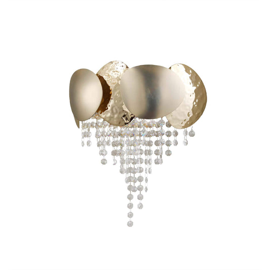 Amadeo Brass Crystal Sconce