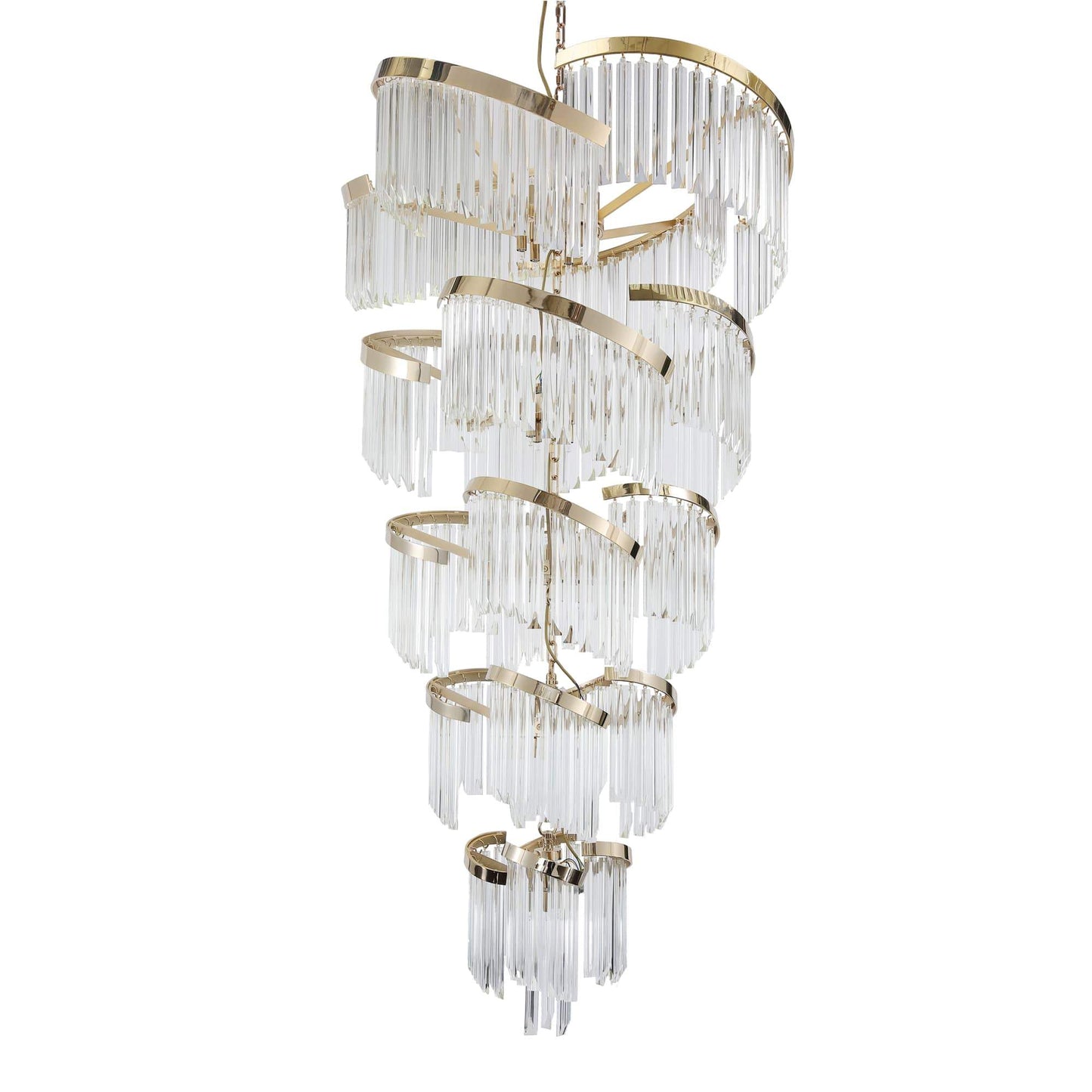 Twin Palms Foyer Crystal Chandelier