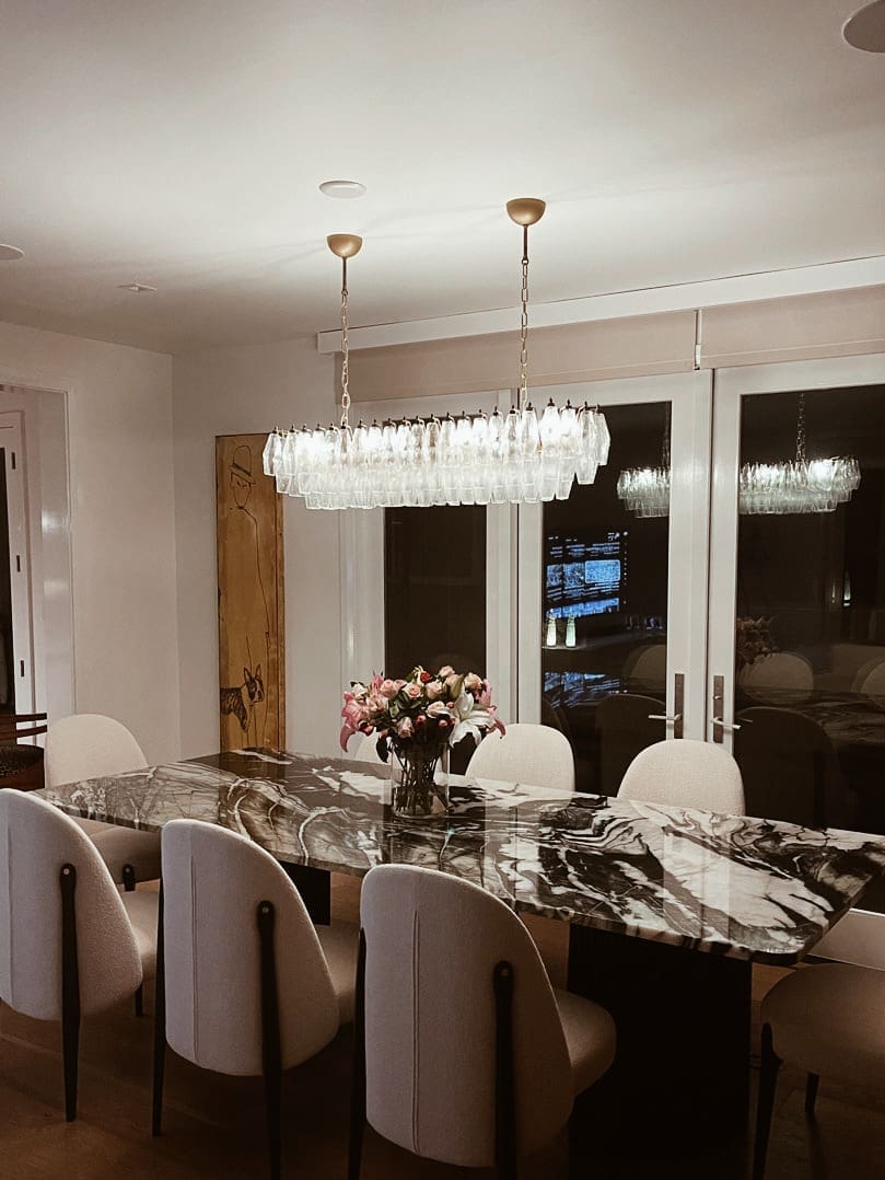Poliedri 138-Glass Murano Chandelier