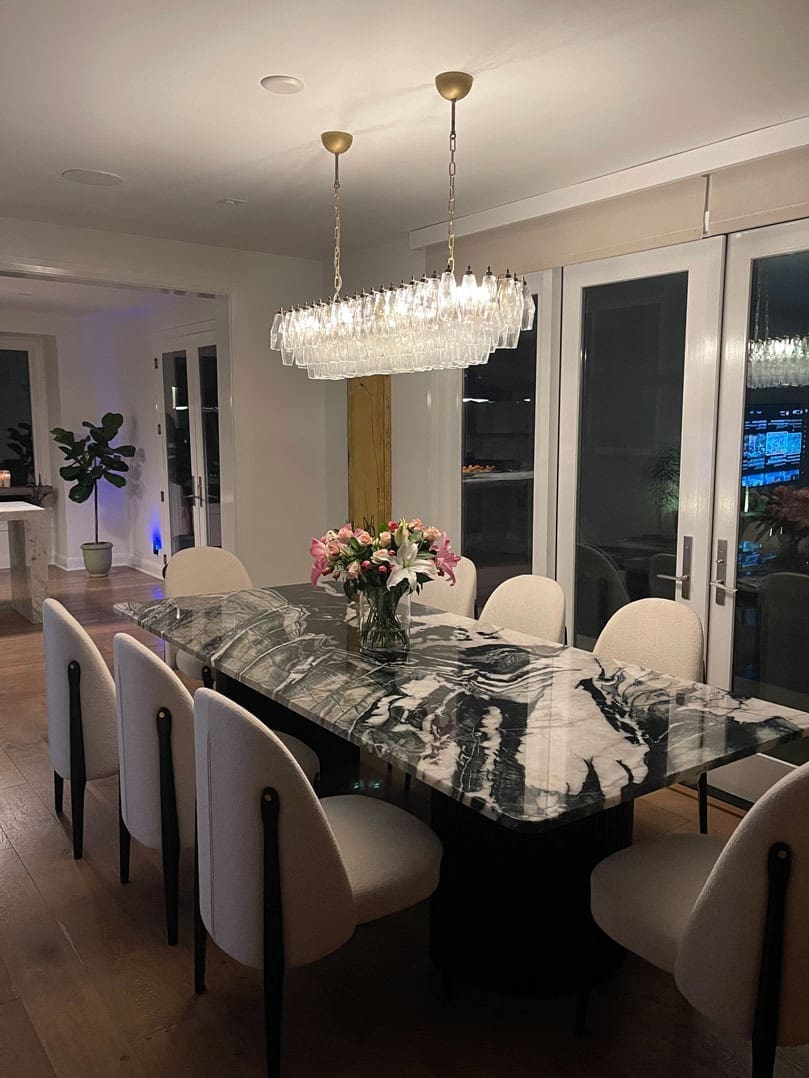 Poliedri 138-Glass Murano Chandelier
