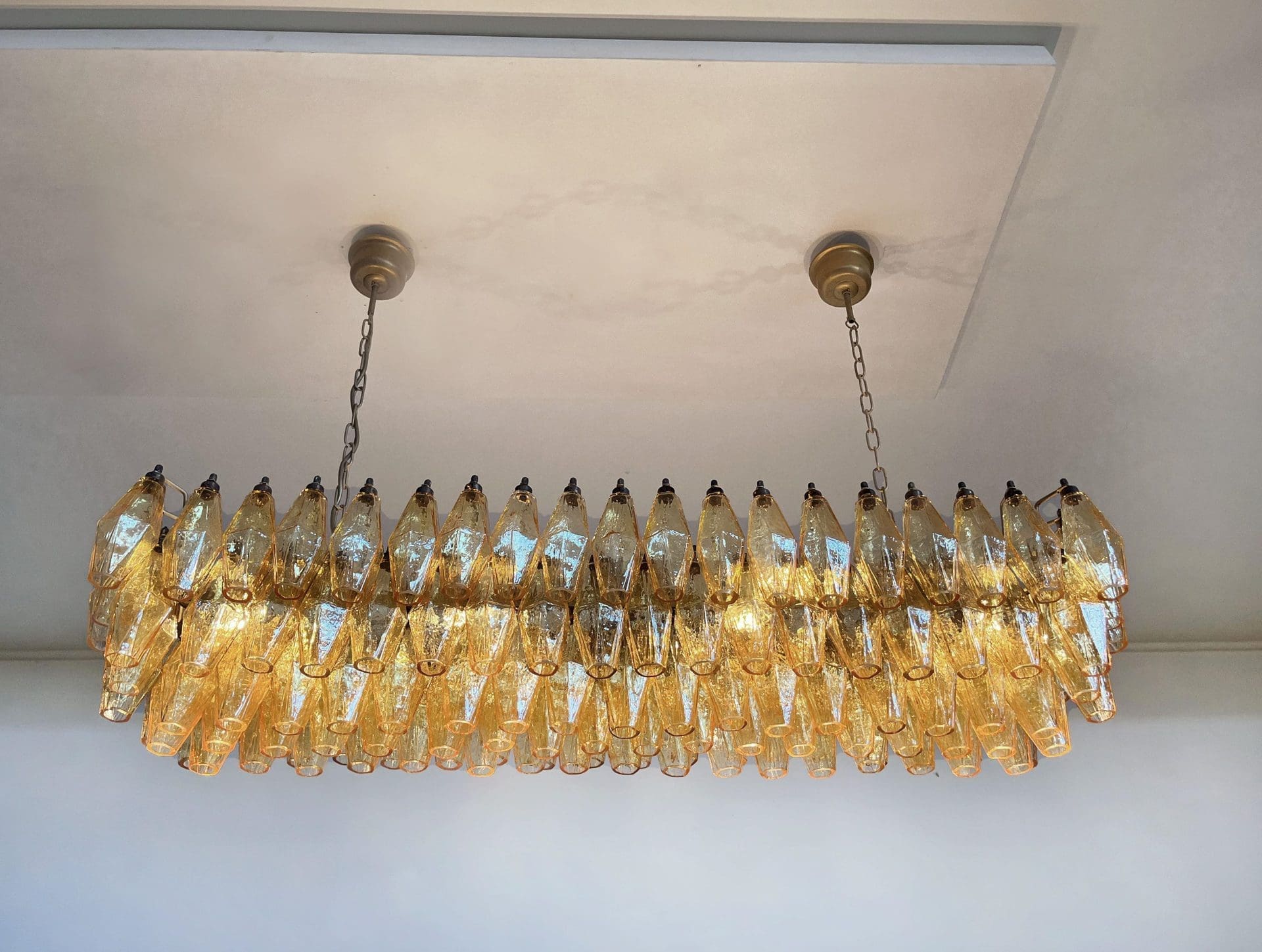 Poliedri 138-Glass Murano Chandelier