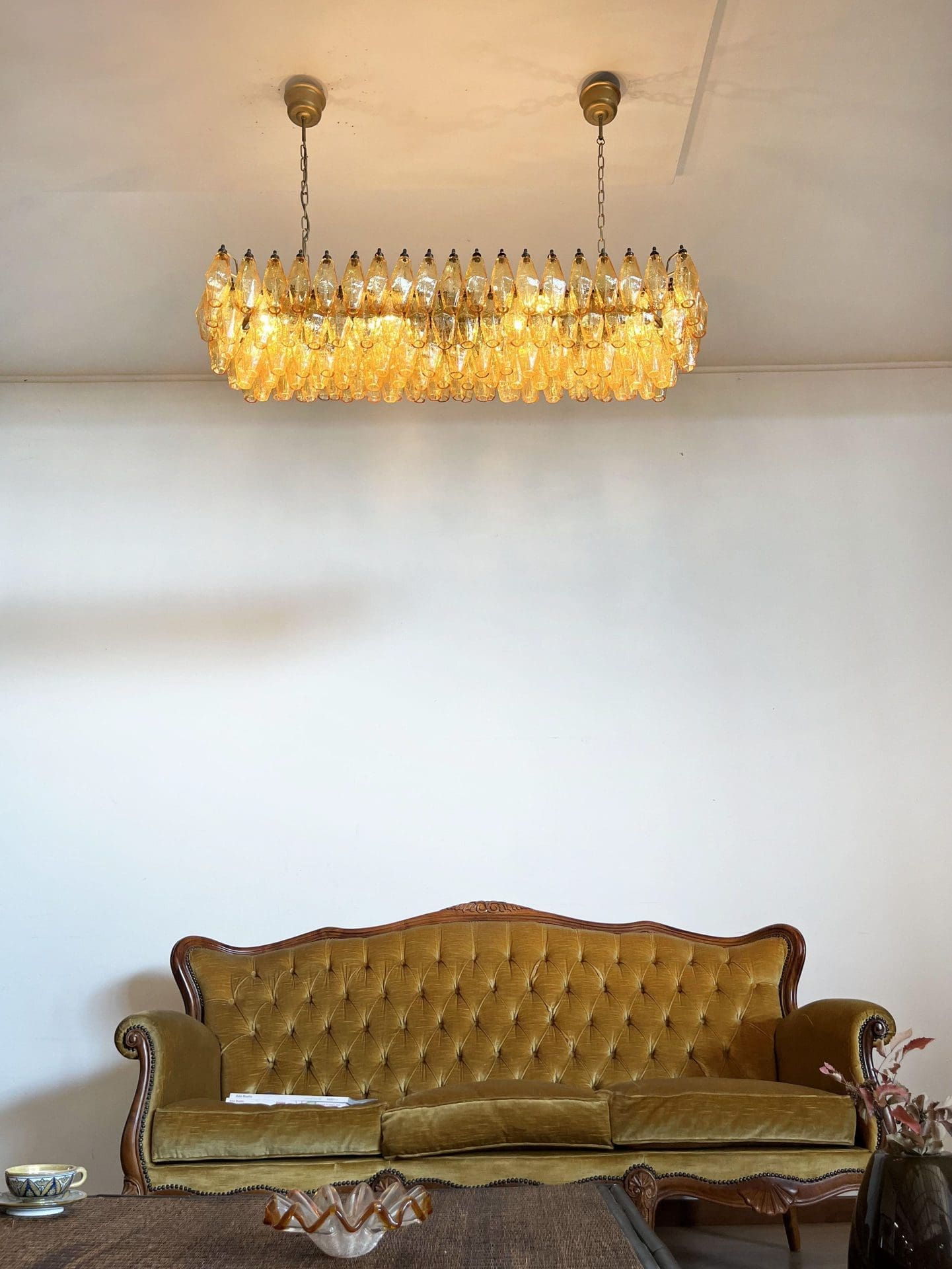 Poliedri 138-Glass Murano Chandelier