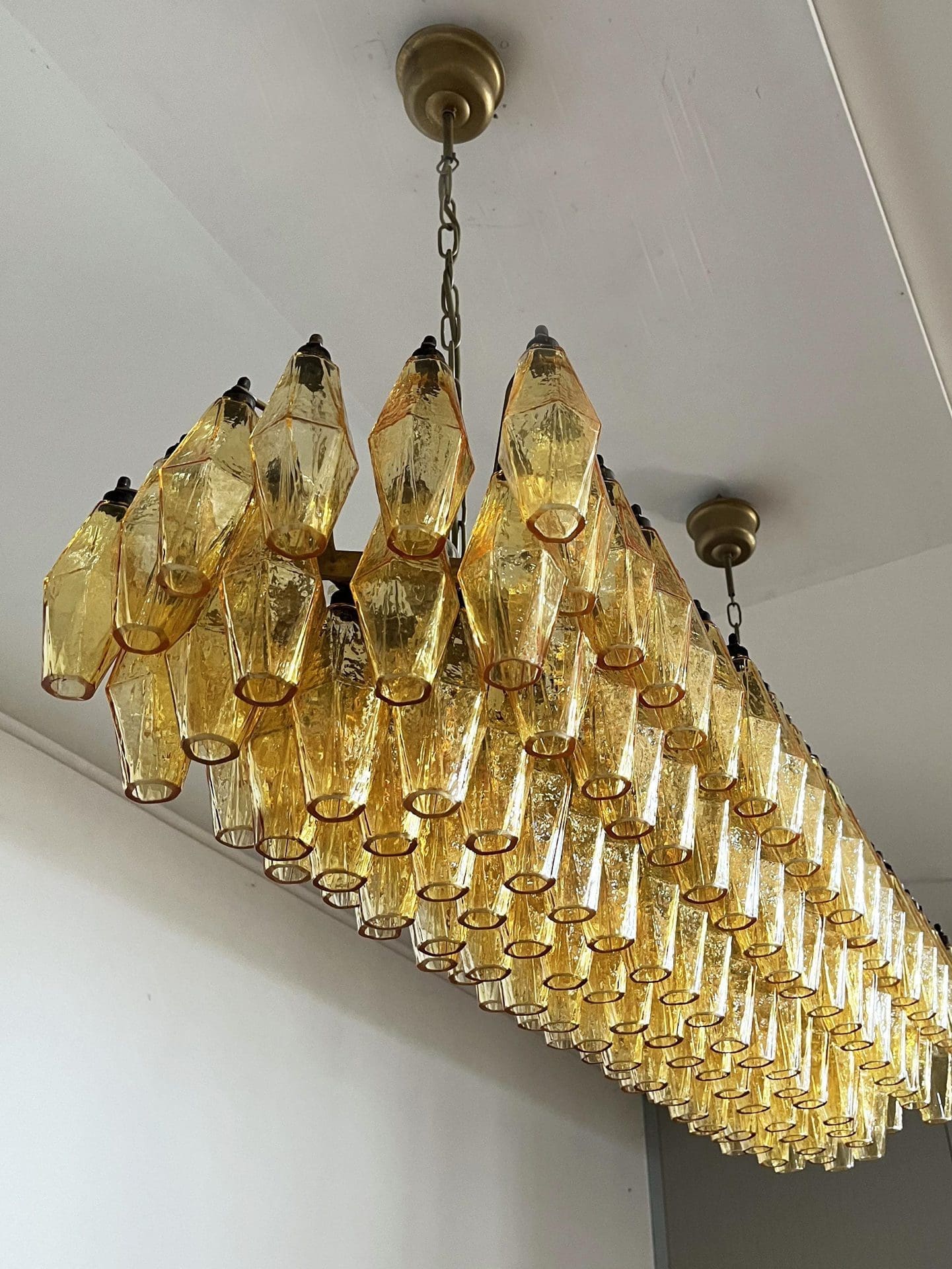 Poliedri 138-Glass Murano Chandelier