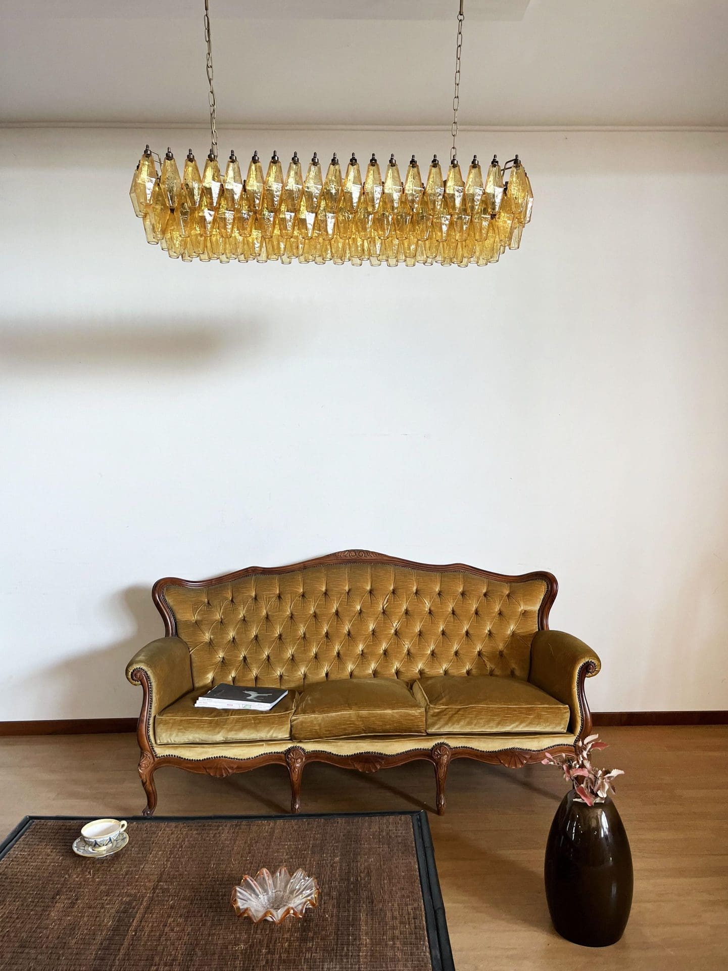 Poliedri 138-Glass Murano Chandelier