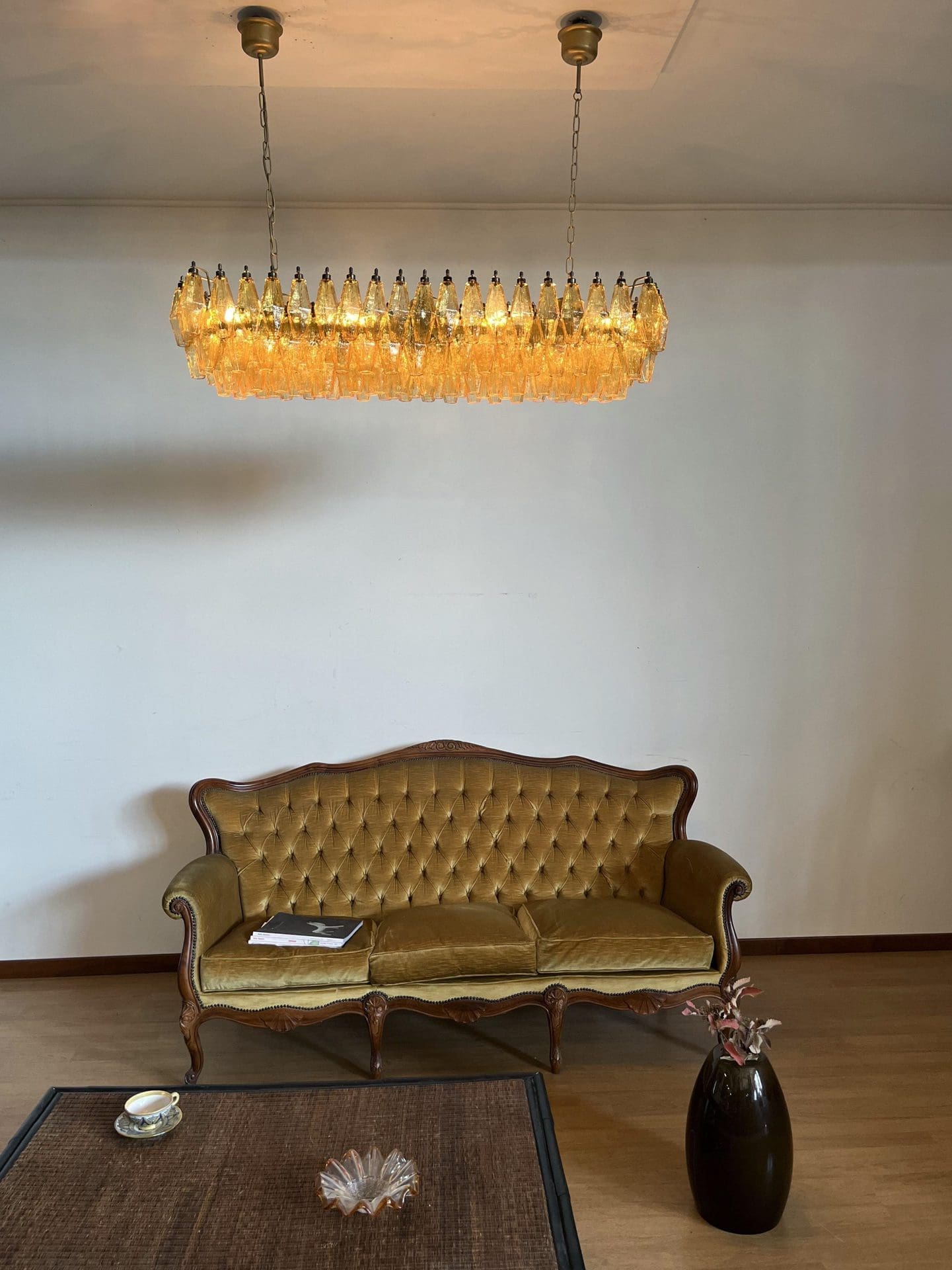 Poliedri 138-Glass Murano Chandelier