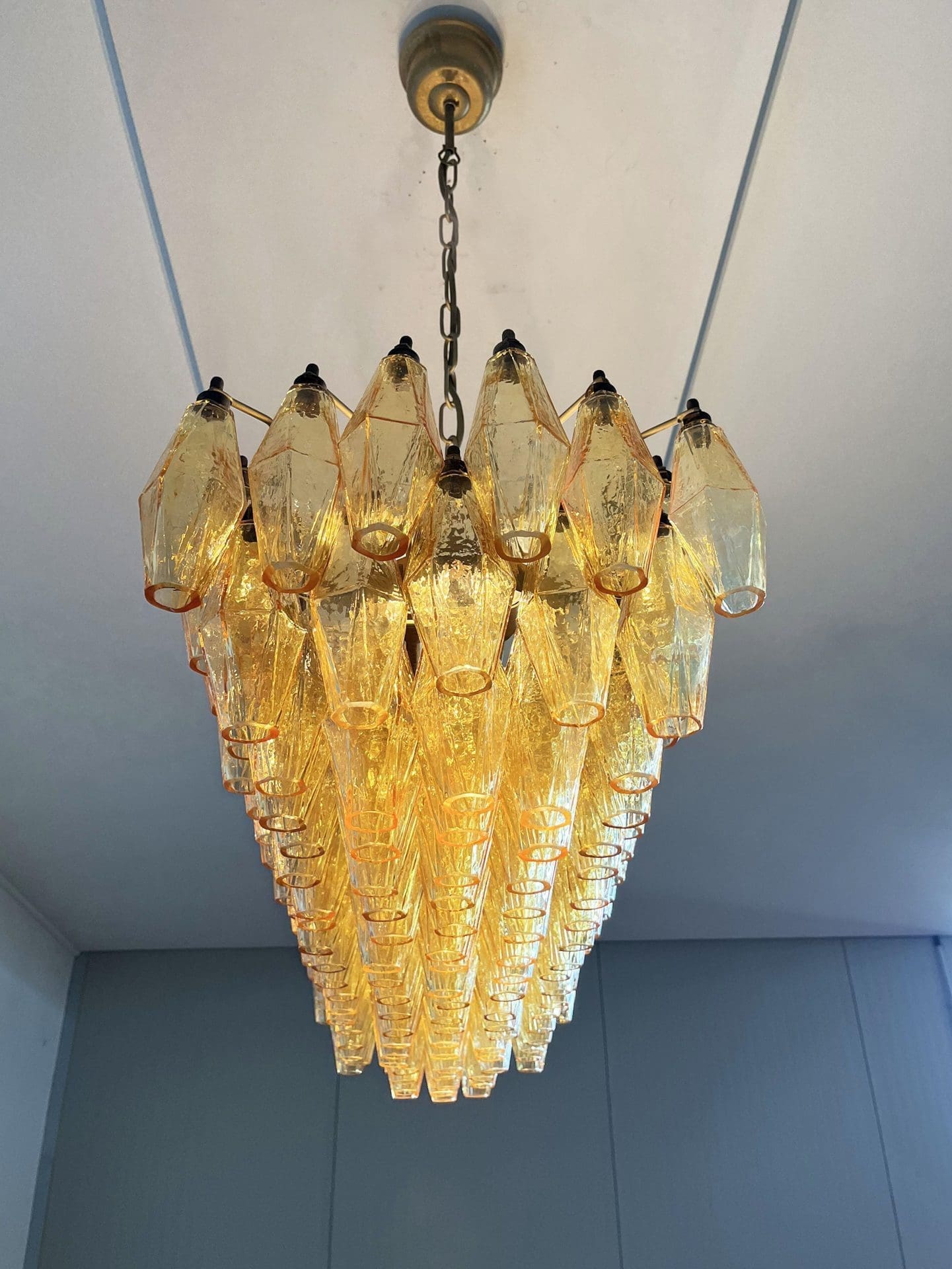 Poliedri 138-Glass Murano Chandelier