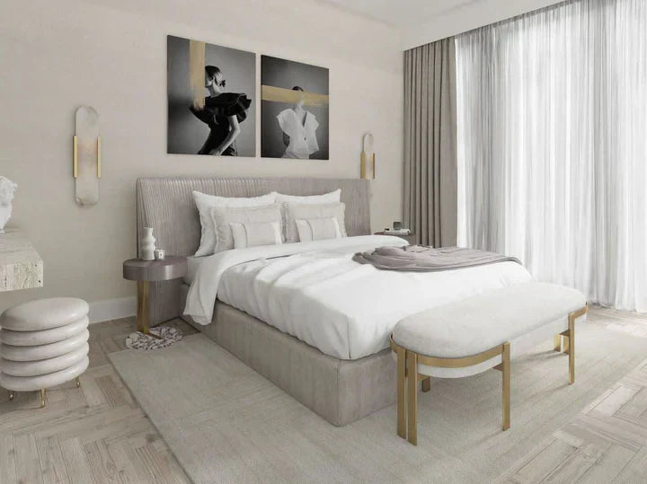 Modern Melange Elongated Alabaster Linear Wall Sconce