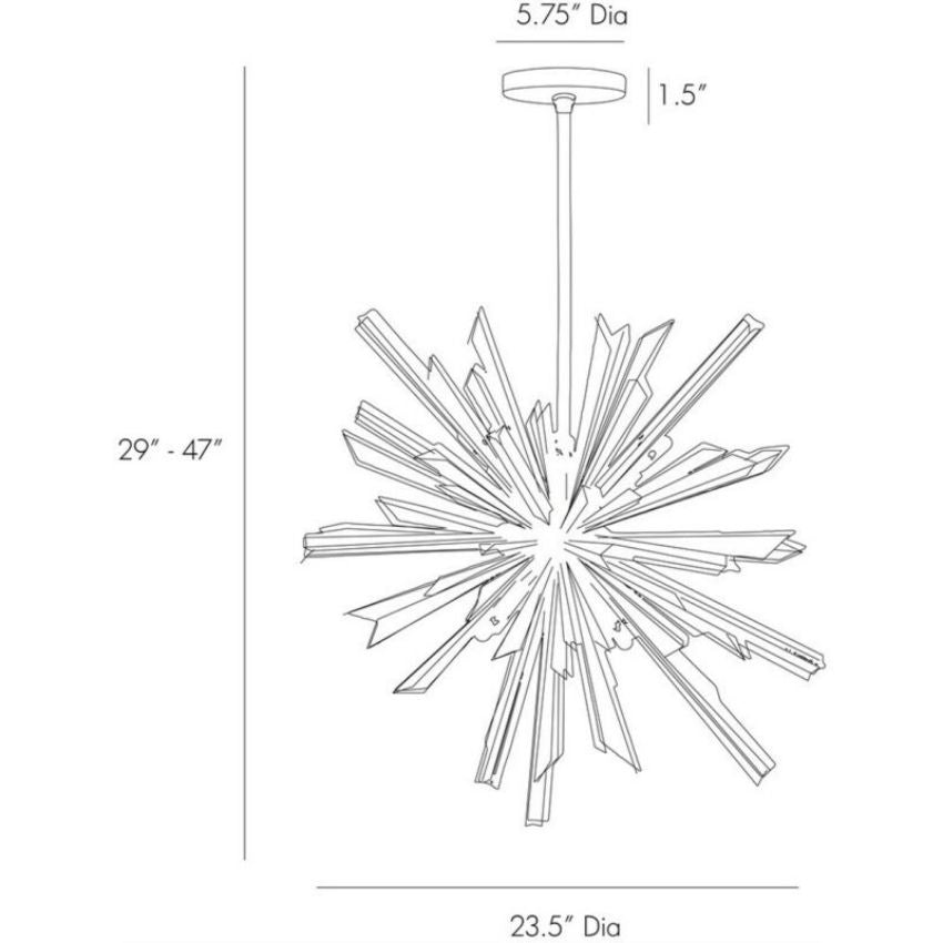 Axel Crystal Sputnik Chandelier