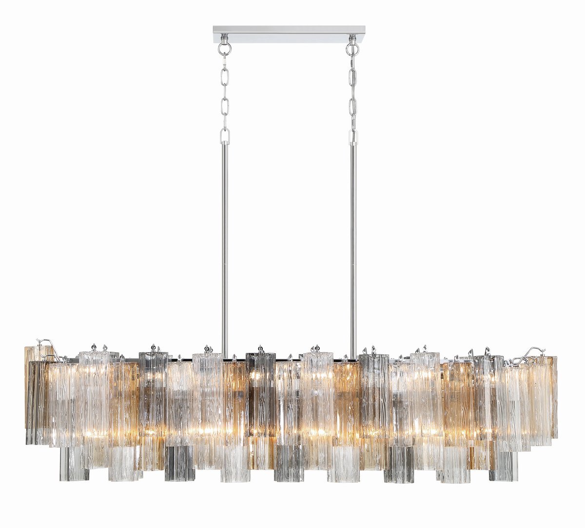Addis Linear Chandelier by Meetlighting