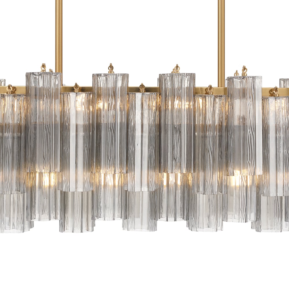 Addis Linear Chandelier by Meetlighting