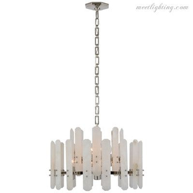 Aerin Bonnington Small Chandelier With Alabaster-Meet Lighting