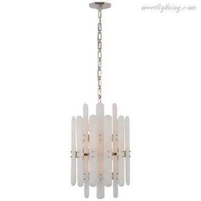 Aerin Bonnington Tall Chandelier With Alabaster-Meet Lighting