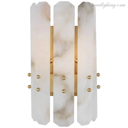 Aerin Bonnington Wall Sconce With Alabaster-Meet Lighting