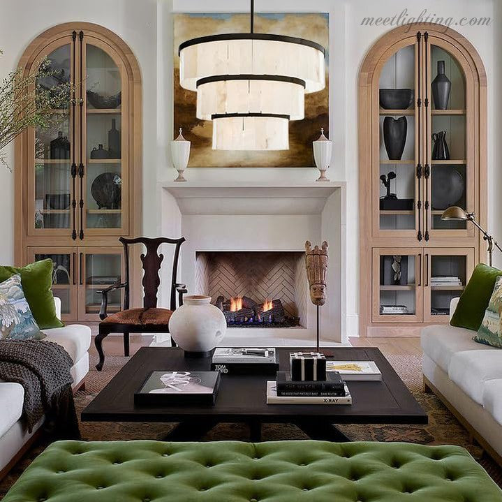 Alabaster 3 Tier Chandelier-MEET LIGHTING