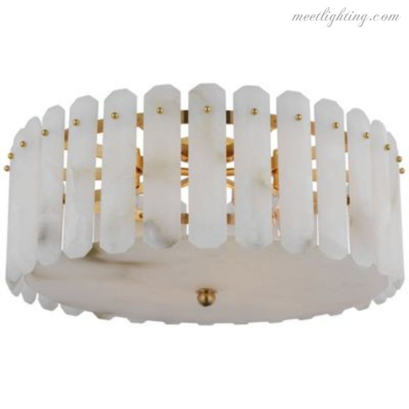 Alabaster Aerin Bonnington Large Chandelier-MEET LIGHTING