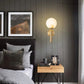 Alabaster Bedroom Wall Sconce Lights-Meet Lighting