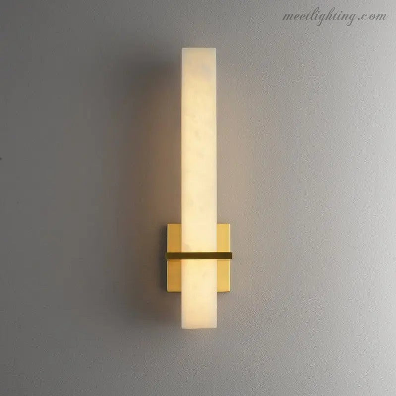 Alabaster Bedroom Wall Sconces Light Fixture-Meet Lighting