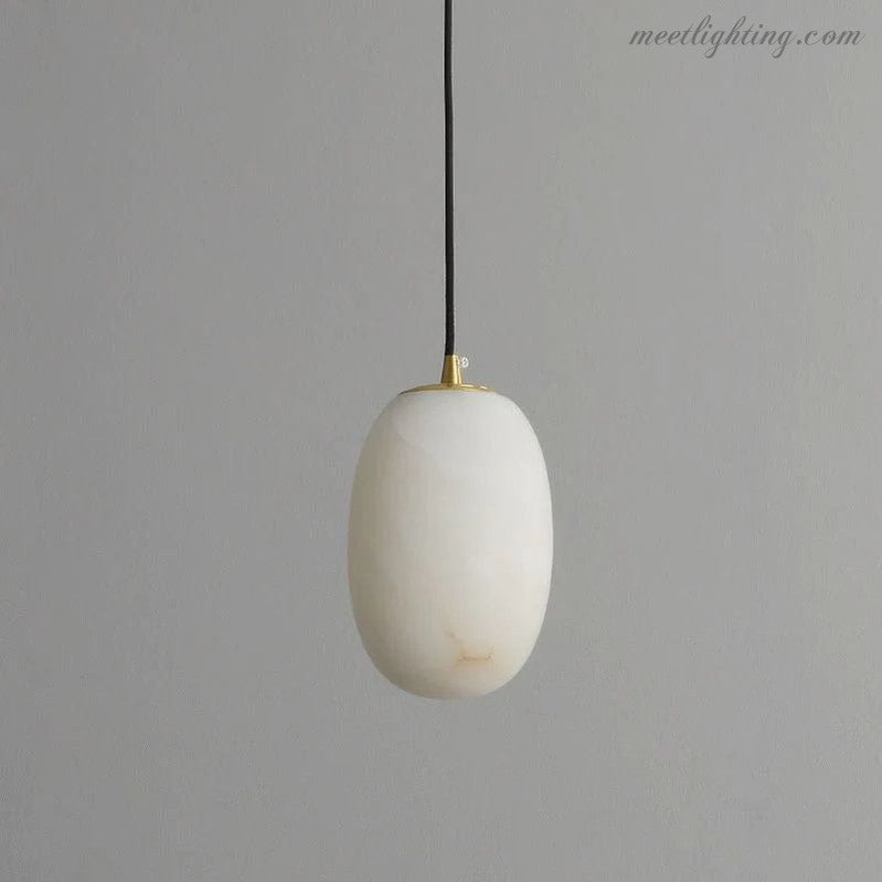 Alabaster Bedside Pendant Light-Meet Lighting