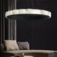 Alabaster Black Round Chandelier-Meet Lighting