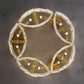 Alabaster Brass Flushmount Ceiling Lamps Chandelier Light-Meet Lighting