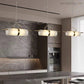 Alabaster Brass Pendant Lights Dining Room-Meet Lighting