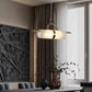 Alabaster Brass Pendant Lights Dining Room-Meet Lighting