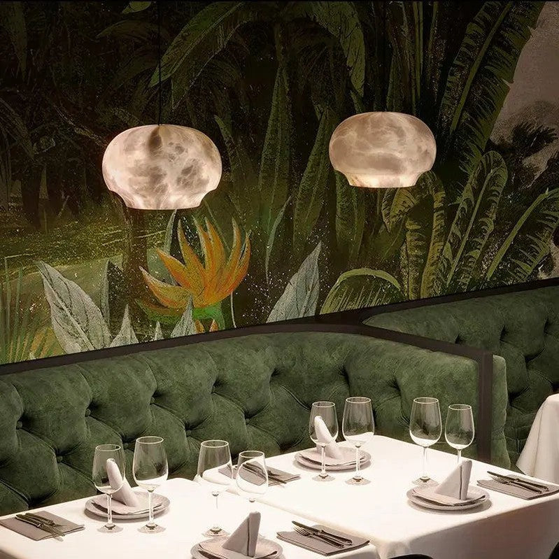 Alabaster Celine Dining Pendant Light-Meet Lighting
