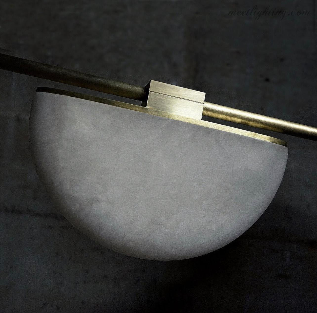 Alabaster Chandelier, Artistic Modern Chandelier for Bar Area-MEET LIGHTING