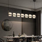 Alabaster Cubic Dining Pendant Chandelier-Meet Lighting