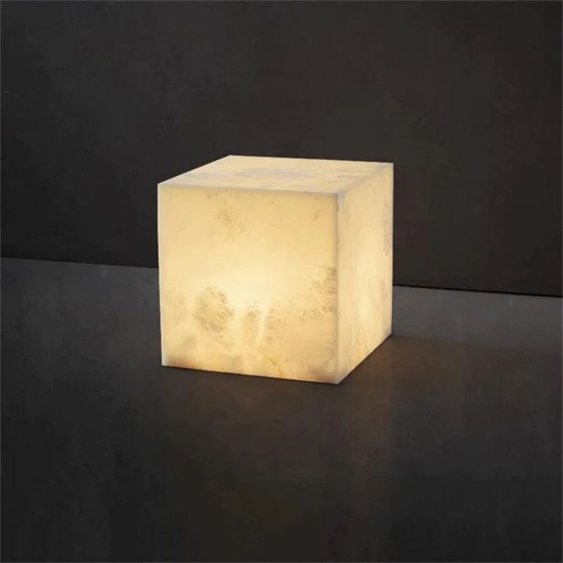 Alabaster Cubic Linear Chandelier-Meet Lighting