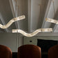 Alabaster Curved Chandelier-Meet Lighting